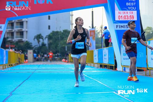 Race photo from Nu Skin Run 10K