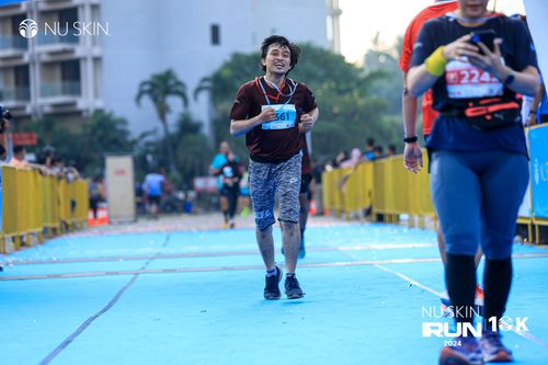 Race photo from Nu Skin Run 10K