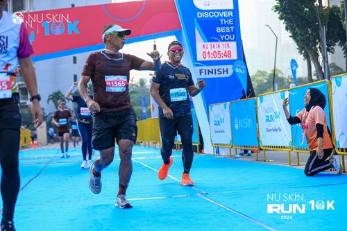 Race photo from Nu Skin Run 10K