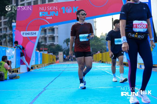 Race photo from Nu Skin Run 10K