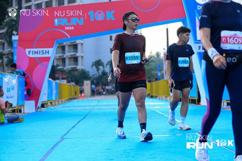 Race photo from Nu Skin Run 10K