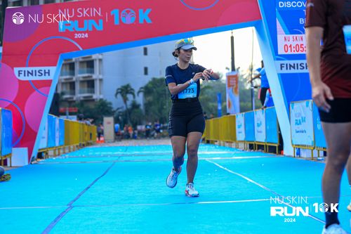 Race photo from Nu Skin Run 10K