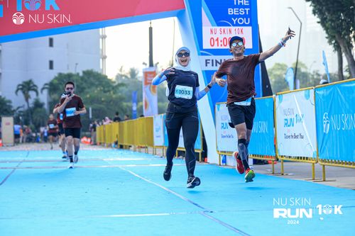 Race photo from Nu Skin Run 10K