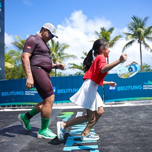 Race photo from Belitung Multisport Festival