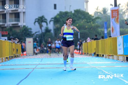 Race photo from Nu Skin Run 10K