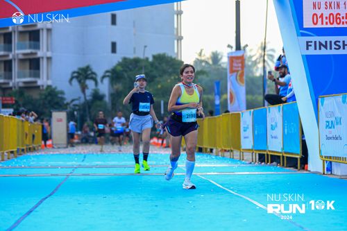 Race photo from Nu Skin Run 10K
