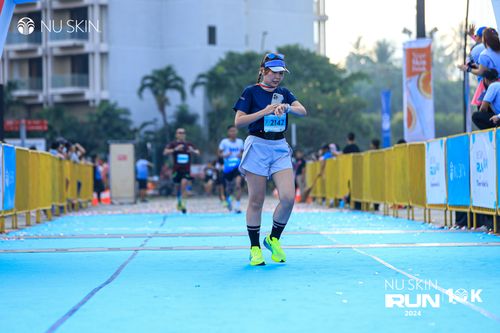 Race photo from Nu Skin Run 10K