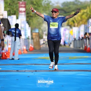 Race photo from BOGORUN 2026