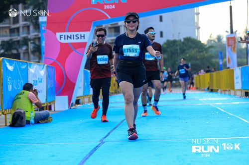 Race photo from Nu Skin Run 10K