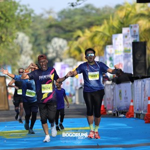 Race photo from BOGORUN 2026