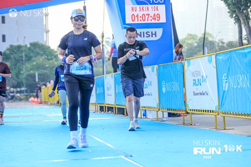 Race photo from Nu Skin Run 10K