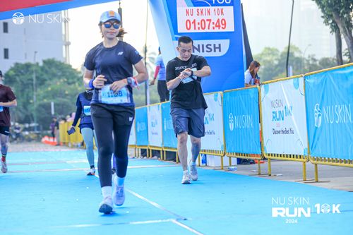 Race photo from Nu Skin Run 10K