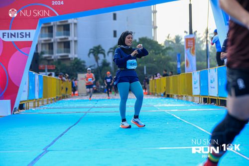 Race photo from Nu Skin Run 10K