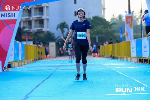 Race photo from Nu Skin Run 10K