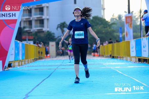 Race photo from Nu Skin Run 10K