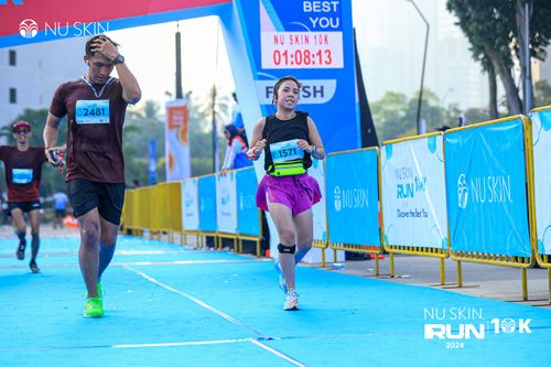 Race photo from Nu Skin Run 10K