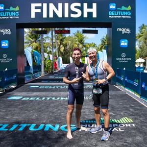 Race photo from Belitung Multisport Festival