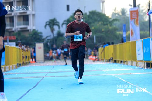 Race photo from Nu Skin Run 10K