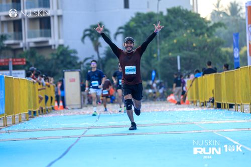 Race photo from Nu Skin Run 10K