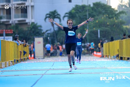 Race photo from Nu Skin Run 10K
