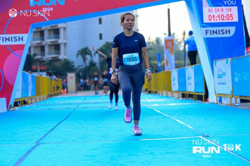 Race photo from Nu Skin Run 10K