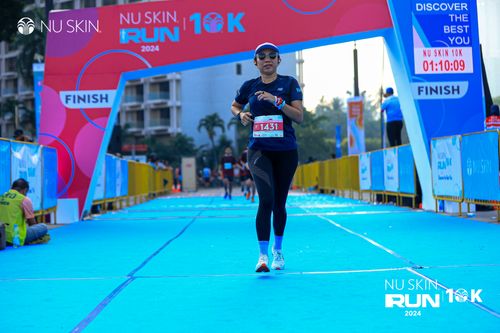 Race photo from Nu Skin Run 10K