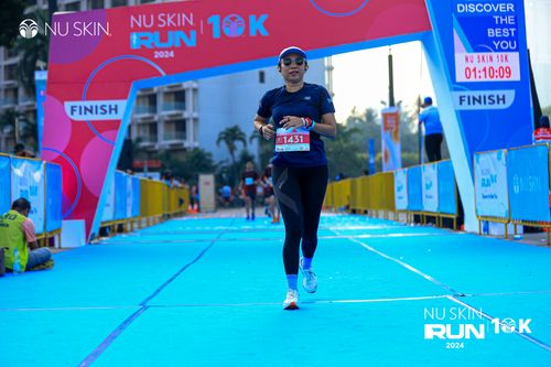 Race photo from Nu Skin Run 10K