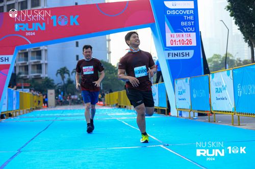Race photo from Nu Skin Run 10K