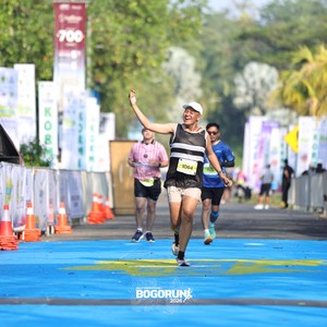 Race photo from BOGORUN 2026