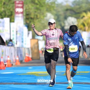 Race photo from BOGORUN 2026