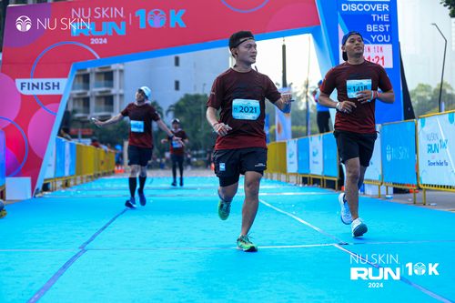 Race photo from Nu Skin Run 10K