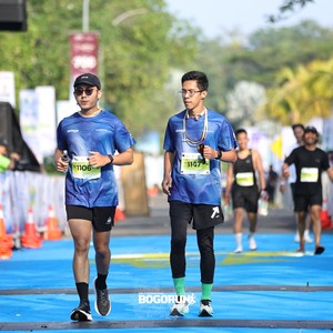 Race photo from BOGORUN 2026