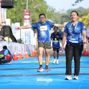 Race photo from BOGORUN 2026