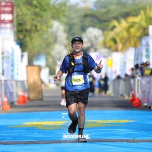 Race photo from BOGORUN 2026