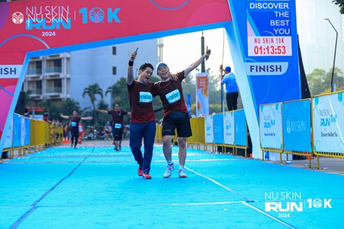 Race photo from Nu Skin Run 10K