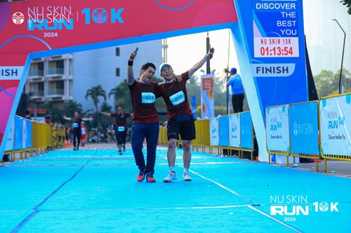 Race photo from Nu Skin Run 10K