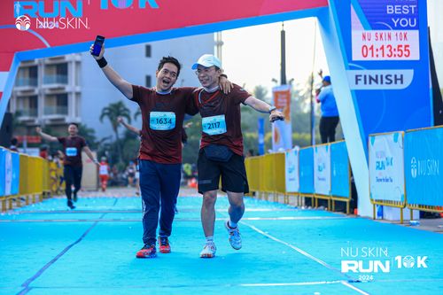 Race photo from Nu Skin Run 10K