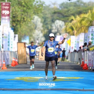 Race photo from BOGORUN 2026