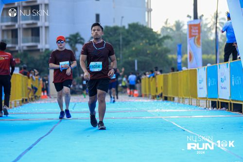 Race photo from Nu Skin Run 10K