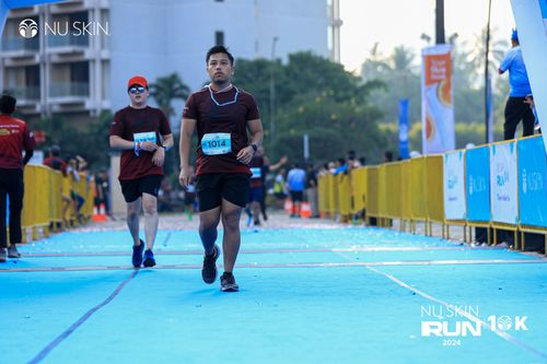 Race photo from Nu Skin Run 10K