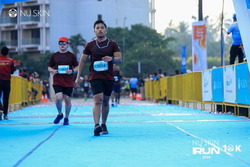 Race photo from Nu Skin Run 10K