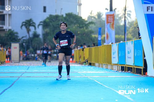 Race photo from Nu Skin Run 10K