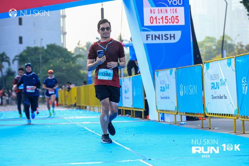 Race photo from Nu Skin Run 10K