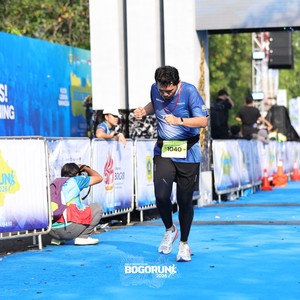 Race photo from BOGORUN 2026