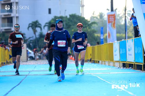 Race photo from Nu Skin Run 10K