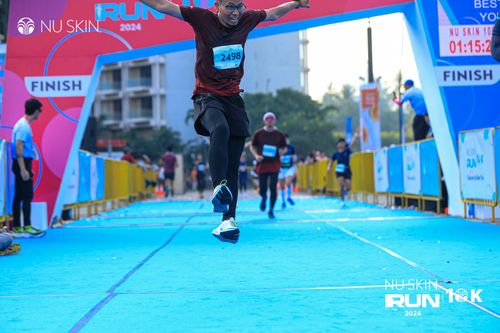 Race photo from Nu Skin Run 10K