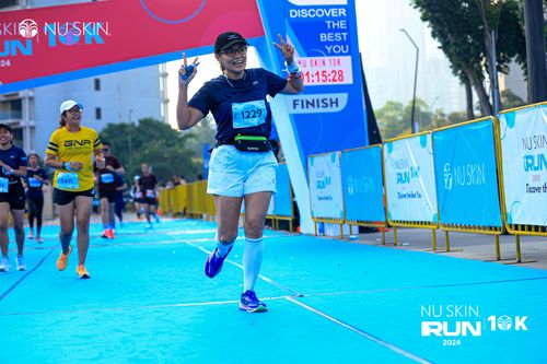 Race photo from Nu Skin Run 10K