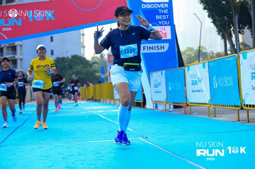 Race photo from Nu Skin Run 10K
