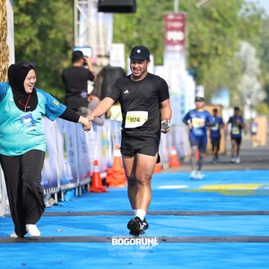 Race photo from BOGORUN 2026