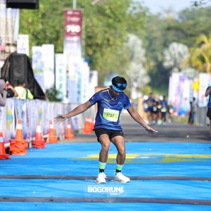 Race photo from BOGORUN 2026